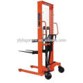 1 ton hand pallet stacker/hand operated forklifts with foot pedal